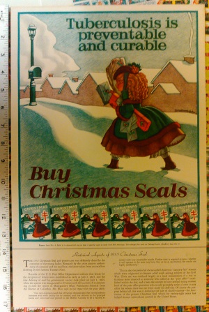 1935 Christmas Seal Poster with text