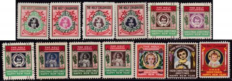 Holy Childhood Christmas Seals 1928-40