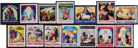 Holy Childhood Christmas Seals 1941-54