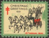 1931 US Christmas Seal