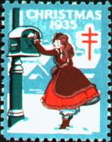 1935 US Christmas Seal