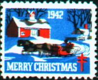 1942 US Christmas Seal