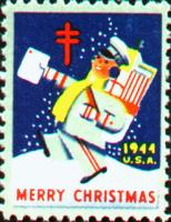 1944 US Christmas Seal