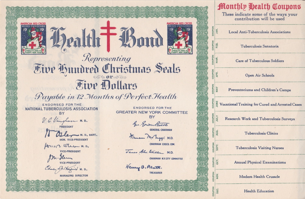1919 TB Christmas Seal Bond