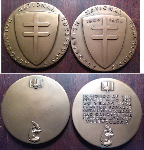 National Tuberculosis Association Medallic Art Medals