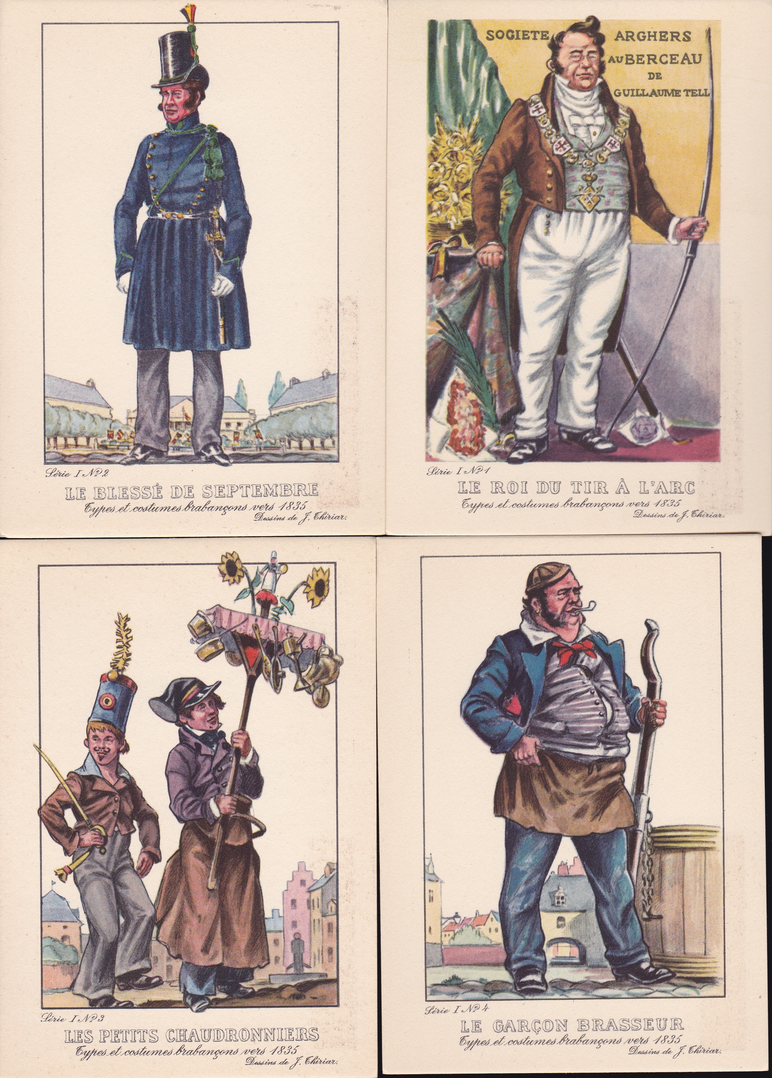 1940's Belgian TB Postcards