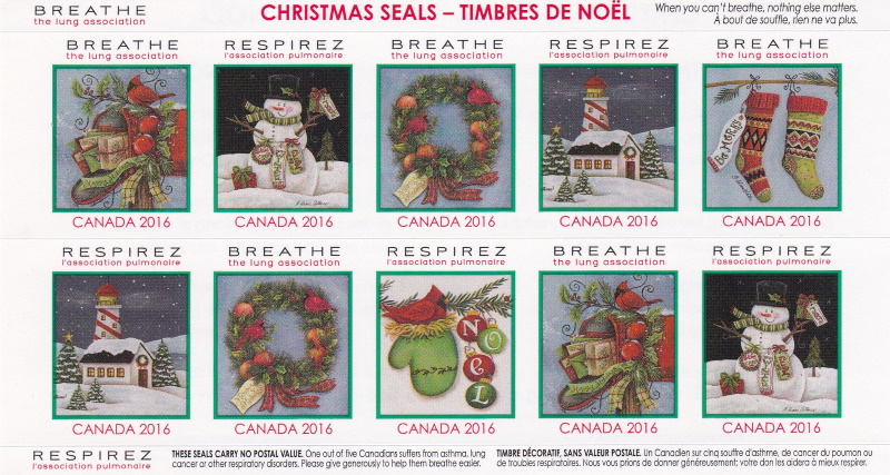 2016 Canadian Christmas Seals