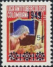 Colombia #35 TB Christmas Seal