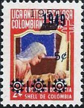Colombia #37 TB Christmas Seal
