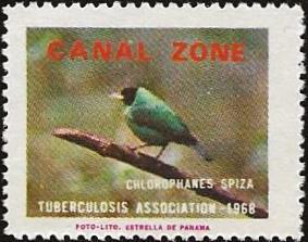 Canal Zone #8 TB Christmas Seal