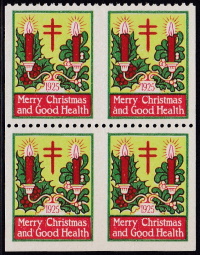 1925 Christmas Seal error, HPIV
