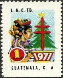 Guatemala #13 TB Christmas Seal