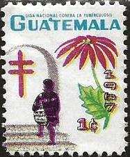 Guatemala #9 TB Christmas Seal