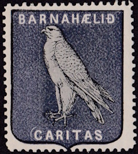 Iceland #1 Christmas Seal 1904