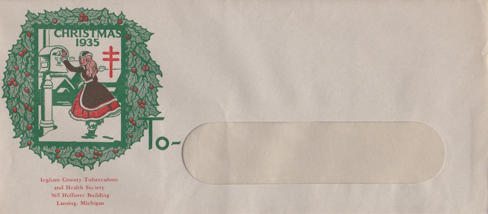 1935 Christmas Seal Campaign Envelope