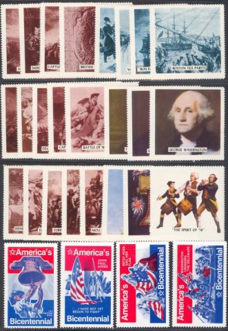 Store, More Cinderellas Patriotic, Set of 28 1976 Bicentennial Poster ...