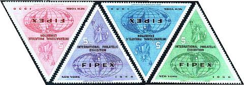 Philatelic Events, 1956 FIPEX set of 4 Philatelic Events, 1956 FIPEX set of 4