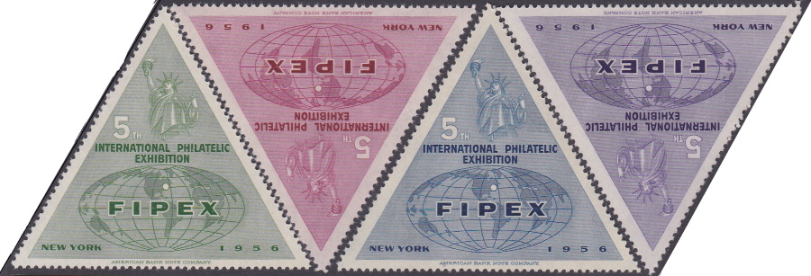 1956 FIPEX Philatelic Event (stamp show) ABNC intaglio