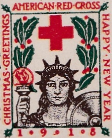 1918 type 1 US Christmas Seal