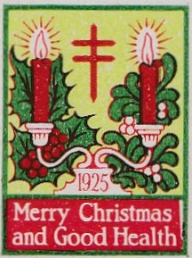 1925 type 1 US Christmas Seal