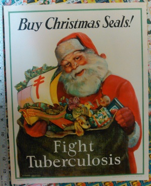 1928 Christmas Seal Poster