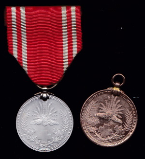 Japanese Red Cross Medals - WW1 & WW2