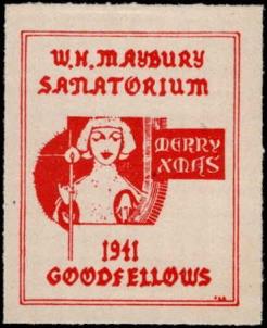 US Local Tuberculosis Christmas Seal US Local Tuberculosis Christmas Seal