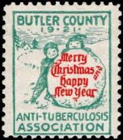 US Local Tuberculosis Christmas Seal US Local Tuberculosis Christmas Seal