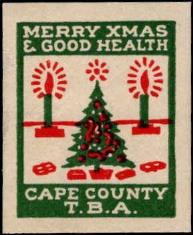 US Local Tuberculosis Christmas Seal US Local Tuberculosis Christmas Seal
