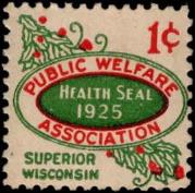 US Local Tuberculosis Christmas Seal US Local Tuberculosis Christmas Seal
