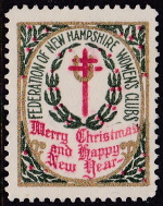 US Local TB Christmas Seals - Federated Women's Club