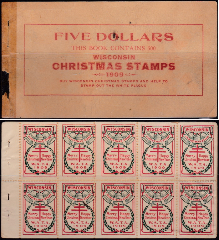 1909 Wisconsin Local TB Christmas Seal booklet