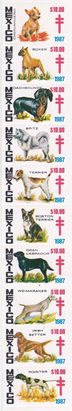 Mexico 1987 TB Christmas Seals