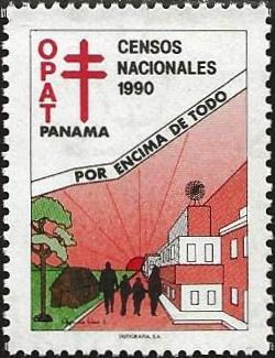 Panama 1990 Christmas Seal