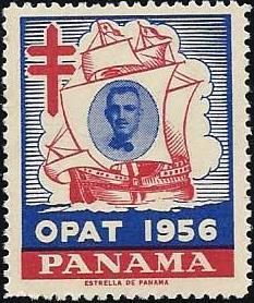Panama #24 TB Christmas Seal