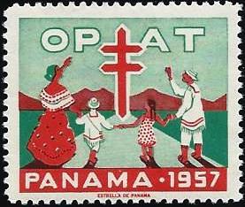 Panama #25 TB Christmas Seal