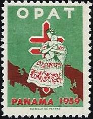 Panama #27 TB Christmas Seal