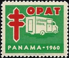 Panama #28 TB Christmas Seal
