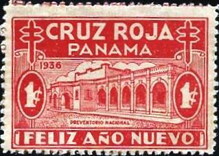 Panama #3 TB Christmas Seal