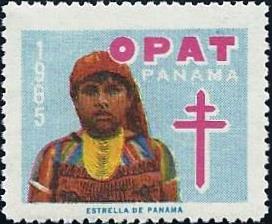 Panama #33 TB Christmas Seal