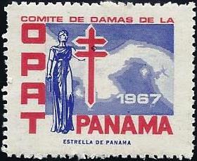 Panama #35 TB Christmas Seal