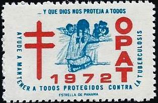 Panama #40 TB Christmas Seal