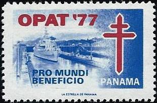 Panama #45 TB Christmas Seal