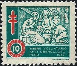 Peru #71 Tuberculosis Christmas Seal