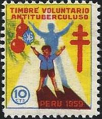 Peru #73 Tuberculosis Christmas Seal