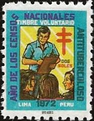 Peru #86 Tuberculosis Christmas Seal