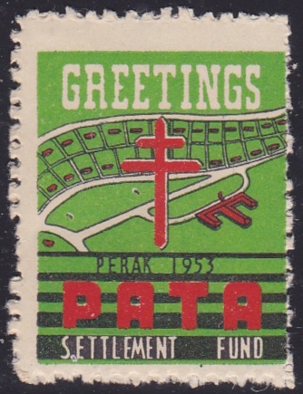Perak #1 TB Christmas Seal 1953