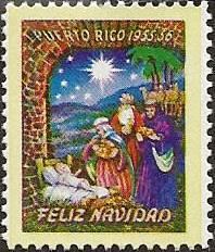 Puerto Rico #25 TB Christmas Seal