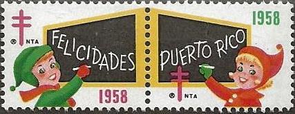 Puerto Rico #3 TB Christmas Seal