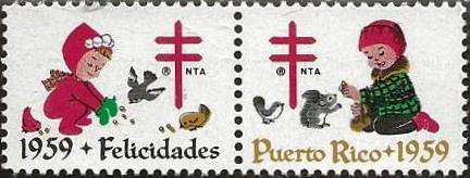 Puerto Rico #4 TB Christmas Seal